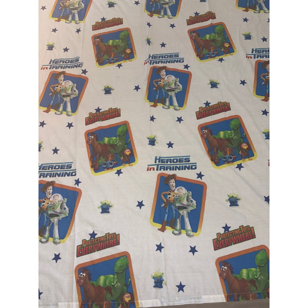 Disney Pixar Toy Story Twin Flat Sheet – Woody, Buzz & Friends  Clean and Bright - Picture 3 of 4